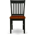thumbnail image 6 of 9-Piece Dining Set, Kitchen Table with Leaf & 8 Chairs, 54-Inch Black Cherry, 6 of 6