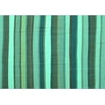 thumbnail image 1 of Ahgly Company Indoor Rectangle Abstract Turquoise Blue Contemporary Area Rugs, 7' x 9', 1 of 4