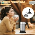 thumbnail image 6 of 2Pcs Milk Frother Replacement Whisk Compatible with 3/4/Plus Black Plastic Stainless Steel Milk Frother Parts for Coffee Machine Accessories, 6 of 10
