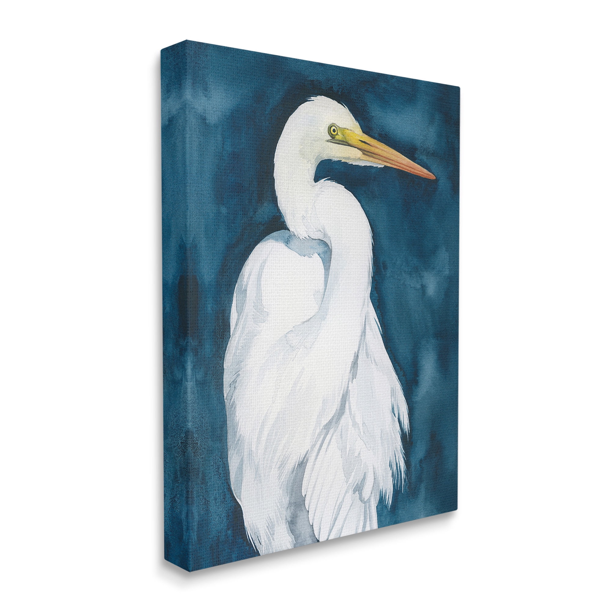 Stupell Industries Sea Bird Portrait Animals & Insects Painting Gallery Wrapped Canvas Art Print Wall Art, 16 x 20