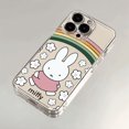 thumbnail image 6 of Cartoon Miffys Kawaii Phone Case For iPhone 16 15 14 13 12 11 Mini Pro Max X XR XSMax 7 8 Plus SE20 Transparent Cover T-217X84905A3 iPhone 14 Pro, 6 of 6