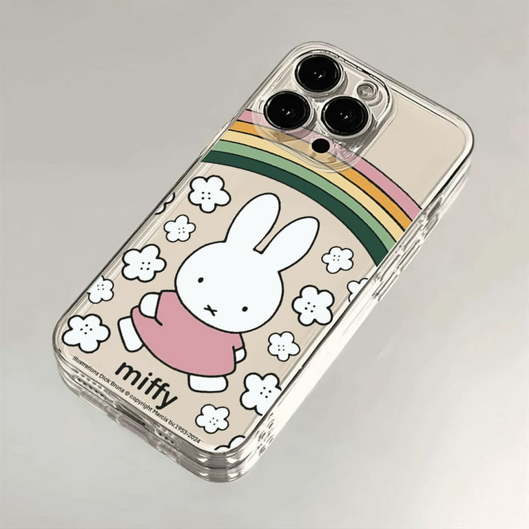 Retro Rabbt Case for Phone 15 Pro Max 14 Plus 13 12 Mn Custom Cover