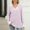 Pink, variant on DAFPZW Women's Contrast Collared Shirts Casual Long Sleeve Ribbed Fall Tops Lightweight Tunic Sweaters