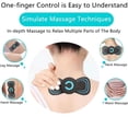 thumbnail image 3 of PENGXIANG Mini Masseur de Cou Masseur de Vertèbres Cervicales 6 Modes Réglables Masseur Portable pour Tout le Corps, 3 of 6