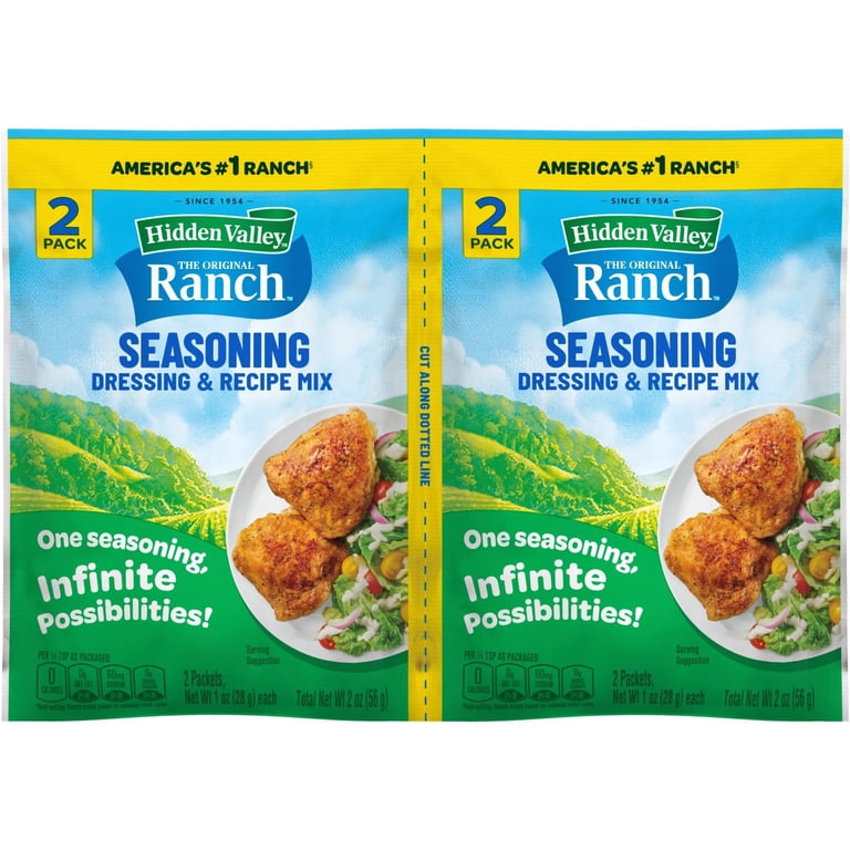 Hidden Valley Gluten Free Original Ranch Salad Dressing and Seasoning Mix, 1 oz, 2 pack Hidden Valley Gluten Free Original Ranch Salad Dressing and Seasoning Mix, 1 oz, 2 pack
