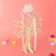 thumbnail image 1 of Caja Con Forma De árbol De Navidad Caja De Cartón Para Comida Y Juguetes Para Decoración Beige Soledad árbol del sostenedor del caramelo de la boda, 1 of 10
