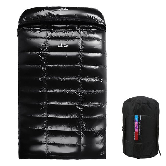 90% White Goose Down Lightweight Double Sleeping Bag 220x130cm with