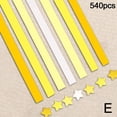 thumbnail image 7 of Five-pointed Star Origami, 27 Assortment Colors Paper Star Strips, Lucky Star Decoration Paper Strips Hand Art Crafts, Paper Folded Star Gifts Expressing Blessings And Luck for Lover, 7 of 7