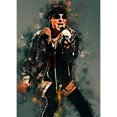 thumbnail image 1 of Póster Pintura Decorativa Cantante Arte Pared Del para Bar Garaje Club 50x70cm, 1 of 9