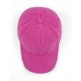 thumbnail image 4 of QLEICOM Baseball Cap,Hats for Women,Solid Color Baseball Cap for Women with Sherpa Lining and Thickened Construction for Outdoor Winter Wind Protection Hot Pink, 4 of 7