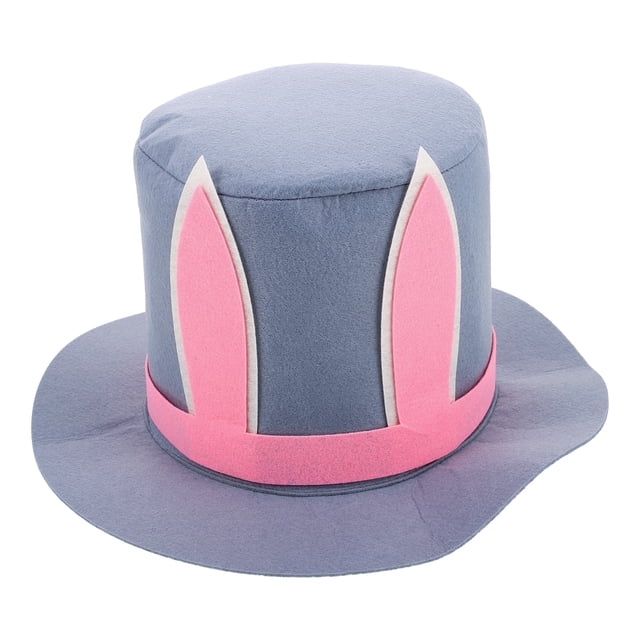 Sombrero de conejito, sombrero de Pascua, sombrero de copa con orejas de conejo, accesorio de disfraz, sombrero de copa para fiestas de Pascua, sombrero de cosplay, sombrero de disfraz de conejo, so