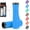 Blue, variant on Bike Handlebar Grips, Ergonomic Bike Grips, Aluminum Lock-on Mountain Bicycle Grips, Shock Absorbing Dual-Density Silicone, 3D Non-Slip Pattern, Bicycle Comfort Handle Bar for BMX/Scooter