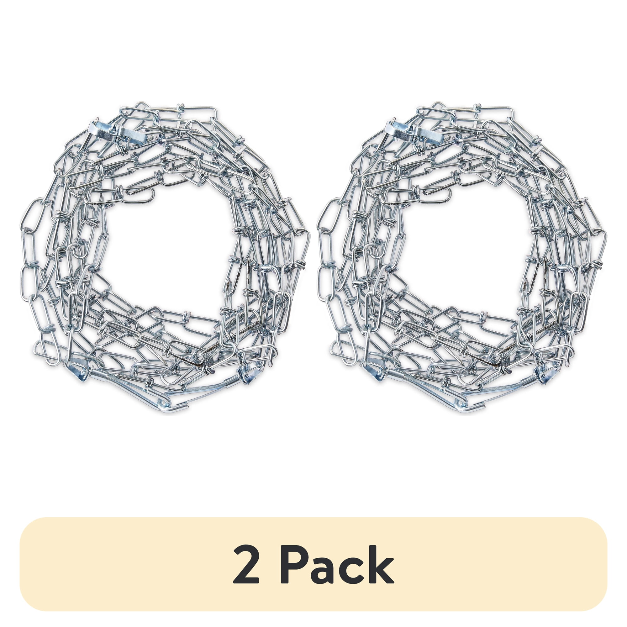 (2 pack) Vibrant Life Twisted Chain Tie-Out for Dogs, Extra Large, 15 ft