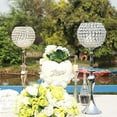 thumbnail image 6 of BalsaCircle 30" Silver Crystal Beaded Goblet Candle Holder Party Wedding Dining Centerpieces Decorations, 6 of 6