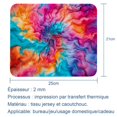 thumbnail image 5 of Tie-Dye Mouse Pad for Laptop Wireless Mouse Home Office Travel, Portable & Washable, 5 of 7