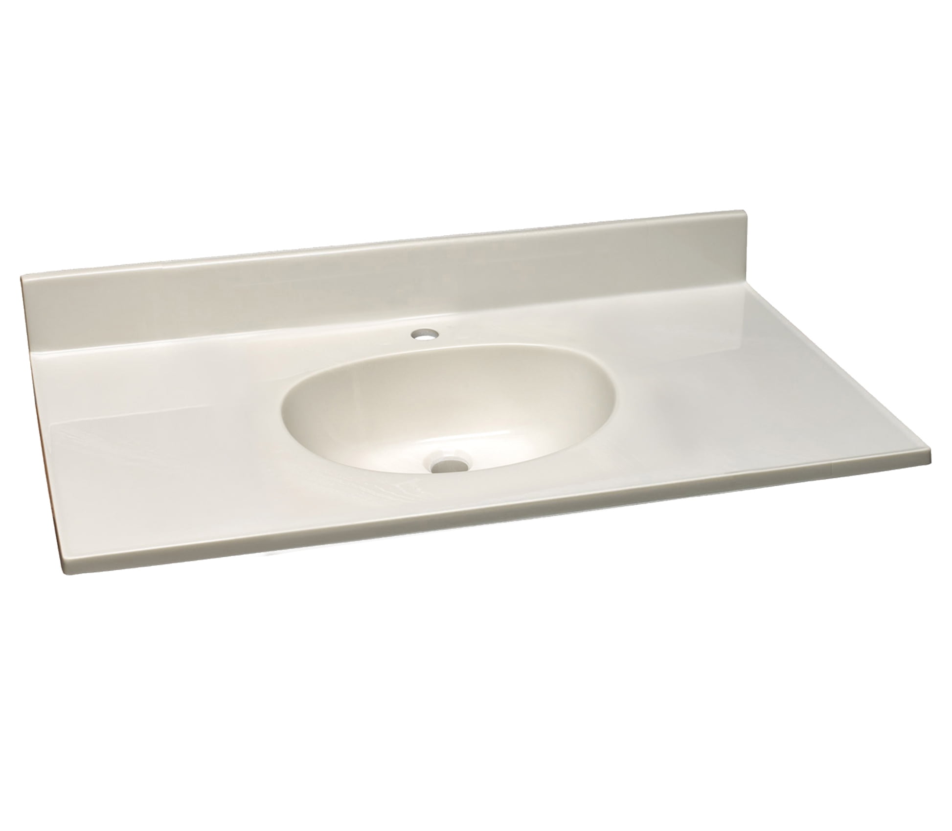 Design House 522169 Cultured Marble Single Faucet Hole Vanity Top 37