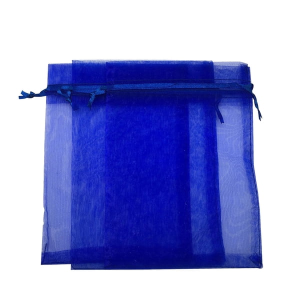 Qarigey Bolsa con cordón portátil de 100 piezas, bolsa para regalos y bodas, bolsas de fiesta, cuerdas, ocupación pequeña Ropa, zapatos y accesorios Miscelánea Azul 7*9cm