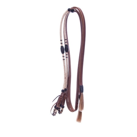 Reins Light Oil - Rawhide Laced Split Reins