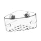 thumbnail image 5 of Estante de esquina con ventosa, organizador de ducha de baño, estante de ducha desmontable para Claro, 5 of 9