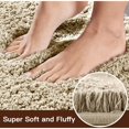 thumbnail image 2 of Soft Absorbent Non-Slip Bath Mat, 50x80 cm, Beige, Washable, Skin-Friendly, 2 of 5