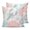 Coral Pink Turquoise, variant on Waterproof Outdoor Throw Pillows with Inserts 16"x16" Set of 2, Teal Red Coastal Soft Decorative Pillowcases for Couch Bedroom, Summer Lobster Coral Nautical Pillow Covers for Sofa Living Room
