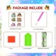 thumbnail image 5 of 6pcs Acrílicos Pintura Diamantes Calcomanías para Refrigerador Tablas Nevera Blanca, 5 of 8