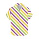 thumbnail image 2 of Ceisia Men's Mardi Gras Festive Print Short Sleeve Button-Up Shirt Collection | Diagonal Stripe Carnival Color Button-Up Shirt Gifts, 2 of 9