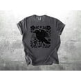 thumbnail image 3 of Boho Crow Shirt, Bird Coffee Lover, Oversize, Womens, Mens, T-shirt, 3 of 6