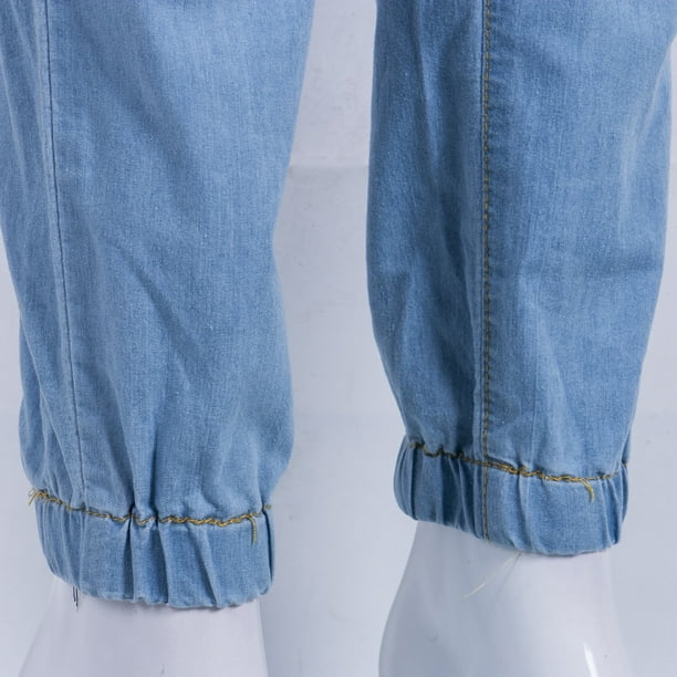 Women's elastic waist jeans walmart sales