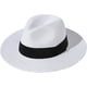 thumbnail image 1 of Sombrero panamá de paja de ala ancha Dalrosia para mujer y hombre, sombrero fedora para el sol en la playa, sombrero de paja con protección solar UPF para mujer, 1 of 5