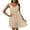 v#14Beige57, variant on Womens Dress Solid Color Sleeveless Wide Straps Adjustable Square Neck Mini Soft Breathable Fabric Loose Fit Waist Shirring Ruffle For Summer Pool Party Kawaii Playwear,Navy,S