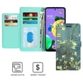 thumbnail image 2 of CoverON For LG K52 Case / LG K62 / LG Q52 Wallet Case, RFID Blocking Vegan Leather 6x Card Slot Holder Cover Flip Folio Phone Pouch, Almond Blossom Art, 2 of 6