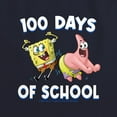 thumbnail image 3 of SpongeBob Patrick 100 Days of School Women's Sleeveless Crop Top Tank, Navy, Medium, 3 of 6