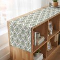 thumbnail image 6 of Table Runners 70 Inches Long Dress Scarves, Vintage Abstract Farmhouse Coffee/Dining/Kitchen Table Decor, Holiday Table Runner, Retro Floral Texture Green 13x70 Inch, 6 of 9