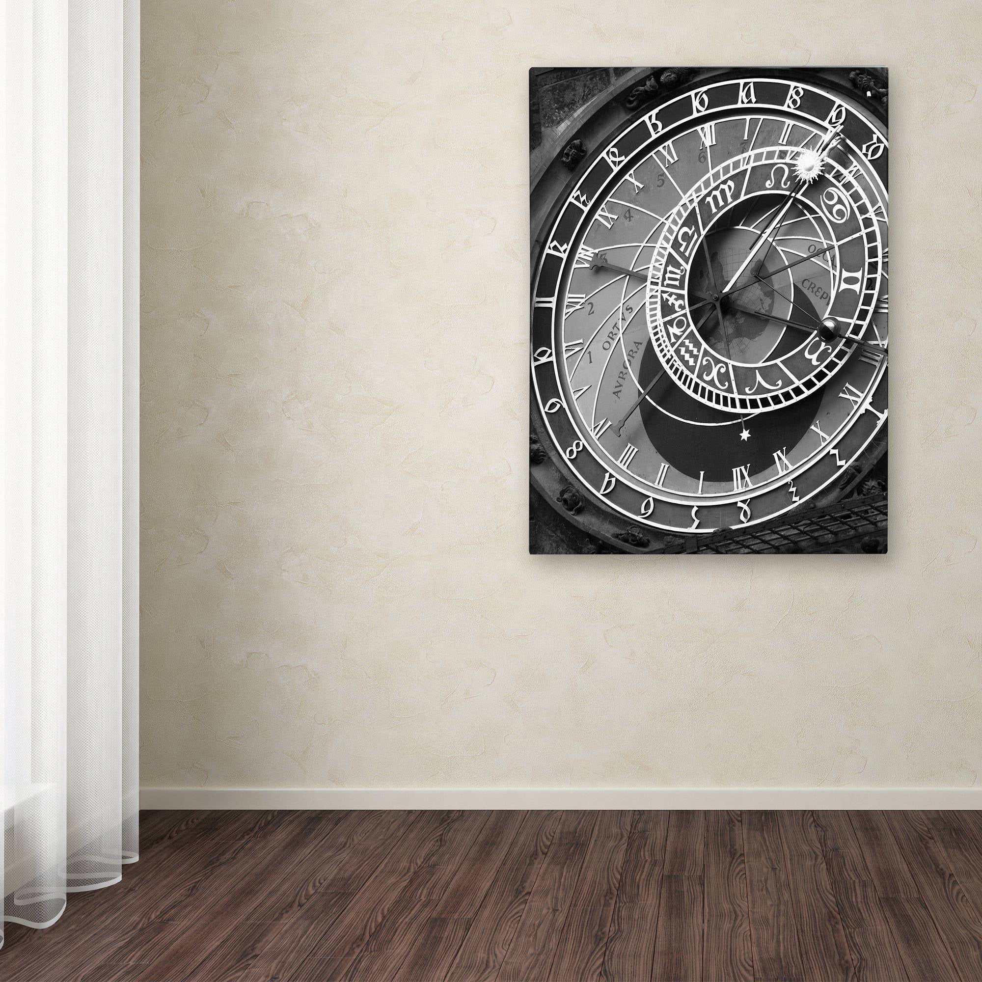 Trademark Fine Art "Astronomic Watch Prague 11" Canvas Art by Moises Levy