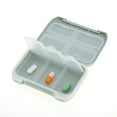 thumbnail image 2 of Unique Bargains 7 Grids Double Layer Pill Box 1 Pc Light Gray Green, 2 of 6