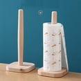 thumbnail image 3 of YAHHU Premium Beech Wood Paper Towel Holder – Farmhouse Style, Non‑Slip Base, Wide & Extended Design for Kitchen & Living Room, 3 of 18
