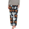 thumbnail image 4 of Kilaqueen Loose Fitness Halloween Pajama Pants Women Pajama Pants Pjs Bottoms With Pockets Sleep Lounge Pants Lightweight Straight Leg Pants, 4 of 6