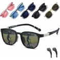 thumbnail image 1 of Kids Ski Goggles Polarized - Children Sunglasses Flexible Frame for Boys Girls Toddlers Age 3-8(black), 1 of 5