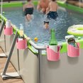 thumbnail image 5 of Pool Drink Holder Above Ground Pool Storage Above Ground Multifunctional Cup Holder Swimming Pool Organiser for Storing Drinks, 5 of 7