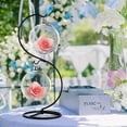 thumbnail image 6 of Ornament Display Stand - Iron Pothook Stand for Hanging Glass Globe, Air Plant Terrarium, Witch Ball, Christmas Ornament and Home Wedding Decoration, 6 of 8