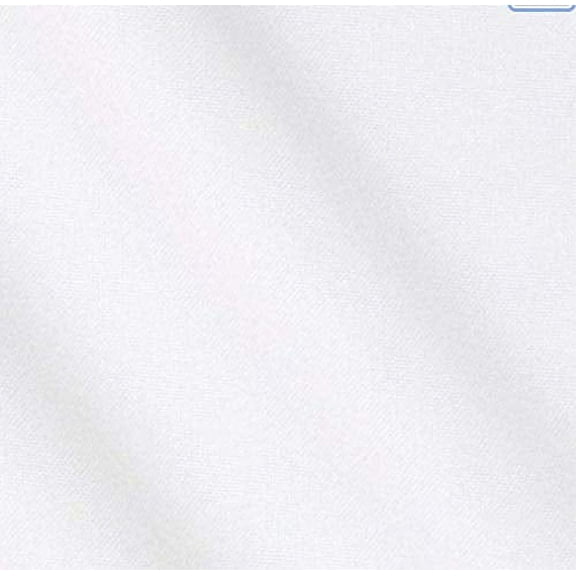 60'' Poly Poplin Polyester Superior Quality Fabric by The Yard - White