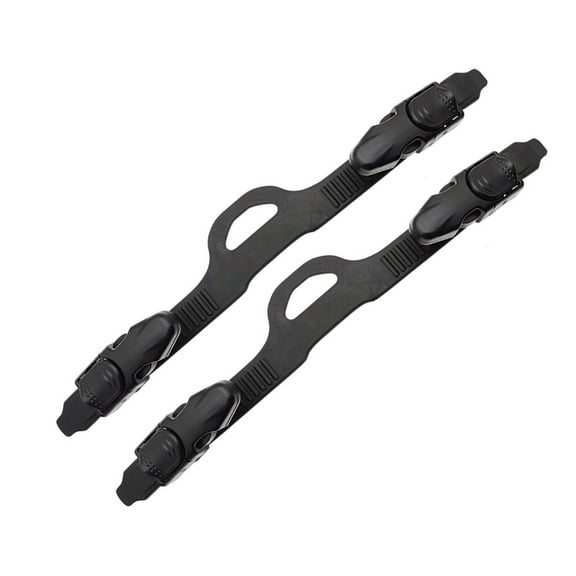 Adjustable Replacement Fin Straps with Quick Releasing Buckles Nonslip Rubber Texture Suitable for Scubas Diving Comfort