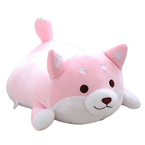 Shiba Inu Dog Plush Pillow, Cute Akita Stuffed Animals Doll Toy
