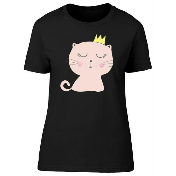 Cute Queen Pink Kitty Tee Women's -Image by Shutterstock