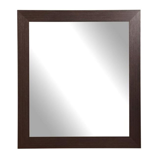 Brandt Works BM081M2 32 x 36 Po Moderne Ferme Miroir Accent Brun Foncé