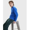 thumbnail image 5 of Hanes Men's Long Sleeve T-Shirt Tee Perfect-T Lightweight Soft Crewneck S-3XL, 5 of 10