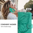 Case for Oneplus 9r Premium Leather Embossing Butterfly Flip