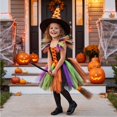 thumbnail image 4 of Women Halloween Costume Dress With Witch Hat, Tulle Party Outfit For Cosplay, Dance Recitals, Stage Performances, Costume Parties, Photo Sessions, Parades And Fantasy Dress Up Occasions, 4 of 6