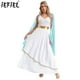 thumbnail image 2 of Trajes de Cosplay de reina romana de Grecia para mujer, adornos dorados, Toga antigua, disfraz de Halloween, vestido de belleza griega con cuello en V, 2 of 5